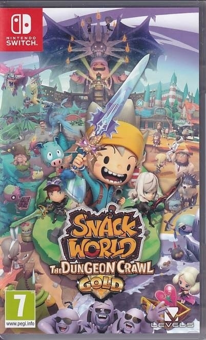 Snack World  - The Dungeon Crawl - Gold -  Nintendo Switch - (A Grade) (Genbrug)